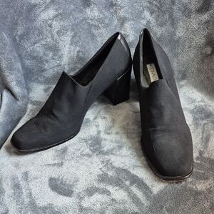 Donald J Pliner IDA Women's 11M Black Chunky Heel